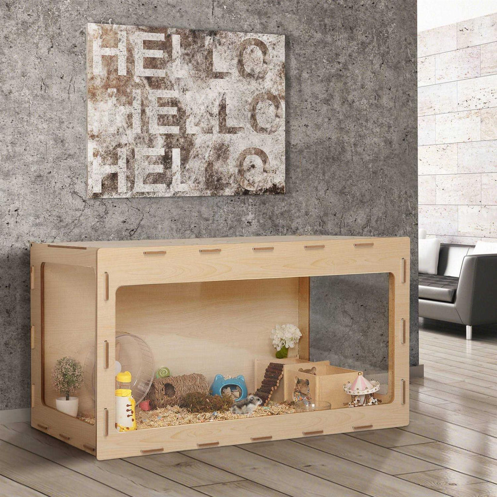 Wooden Hamster Cage Small Animal Hutch K9331