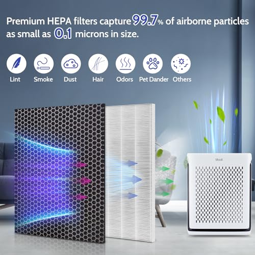 2 Pack Replacement Filter for Air Purifier D392359