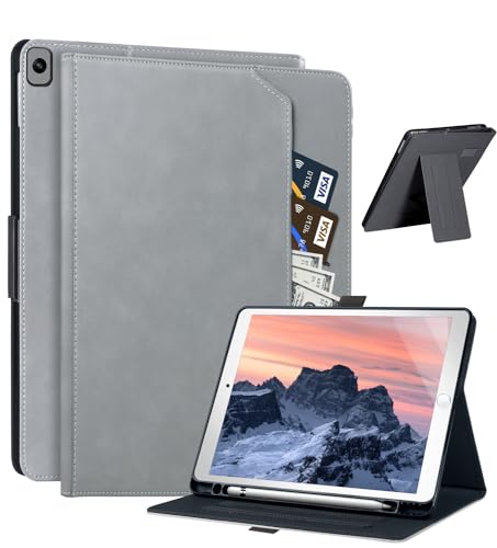 Black Protective Folio Stand Cover for iPad 10.2 Inch 9th/8th/7th Generation and iPad 10.5 Inch Air/Pro 3rd B421