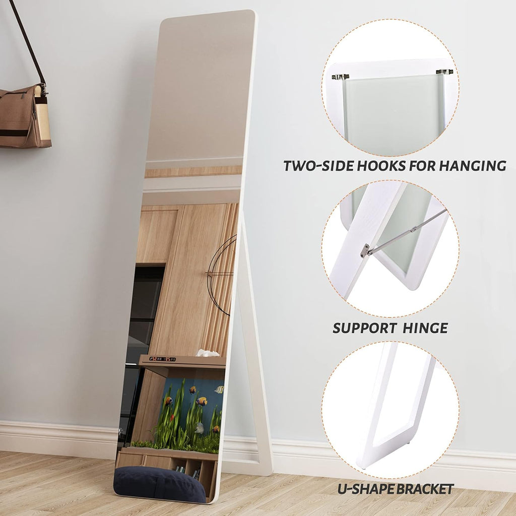 Full Length Mirror 63 inch x 14.6 inch with Floor Stand Y15153