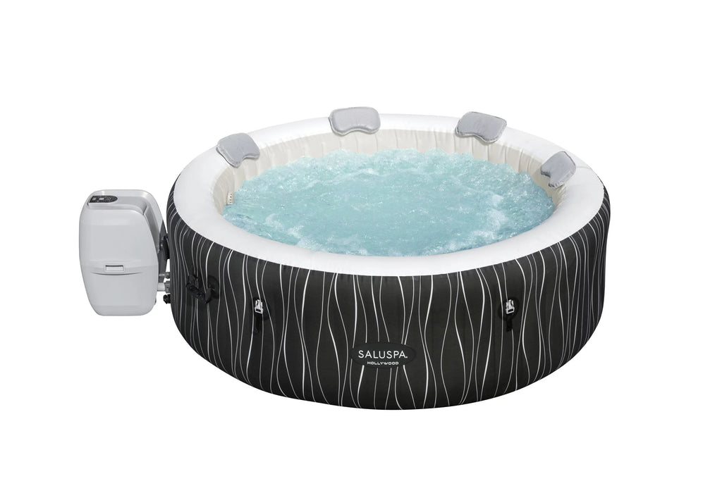77" x 26" Inflatable Hot Tub with LED Lights L144