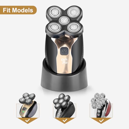 5-in-1 Electric Head Shaver for Bald Men, Waterproof Cordless Razor N3811