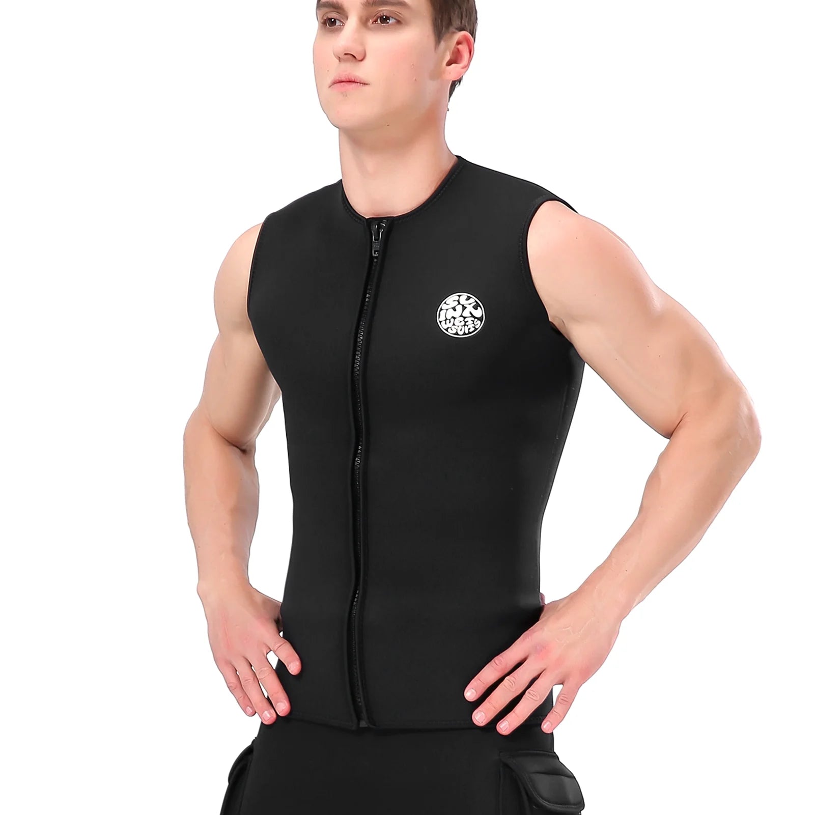 3mm Neoprene Sleeveless Wetsuit Vest G6236