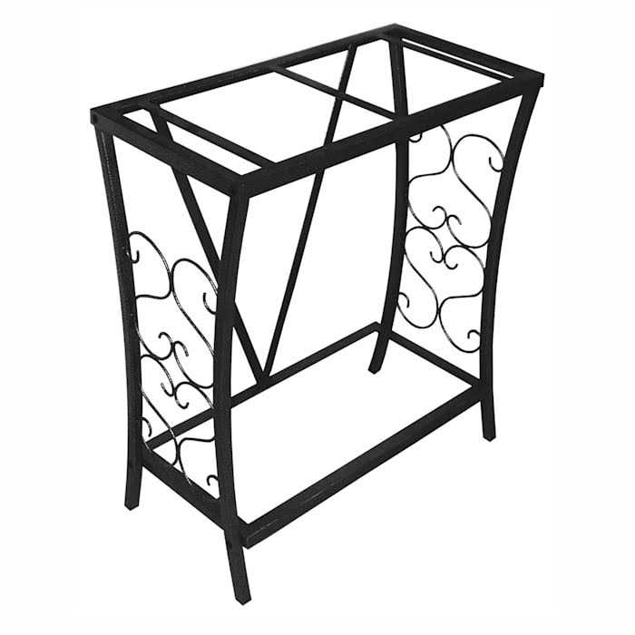 20 Gallon Scroll Aquarium Stand Black U163569