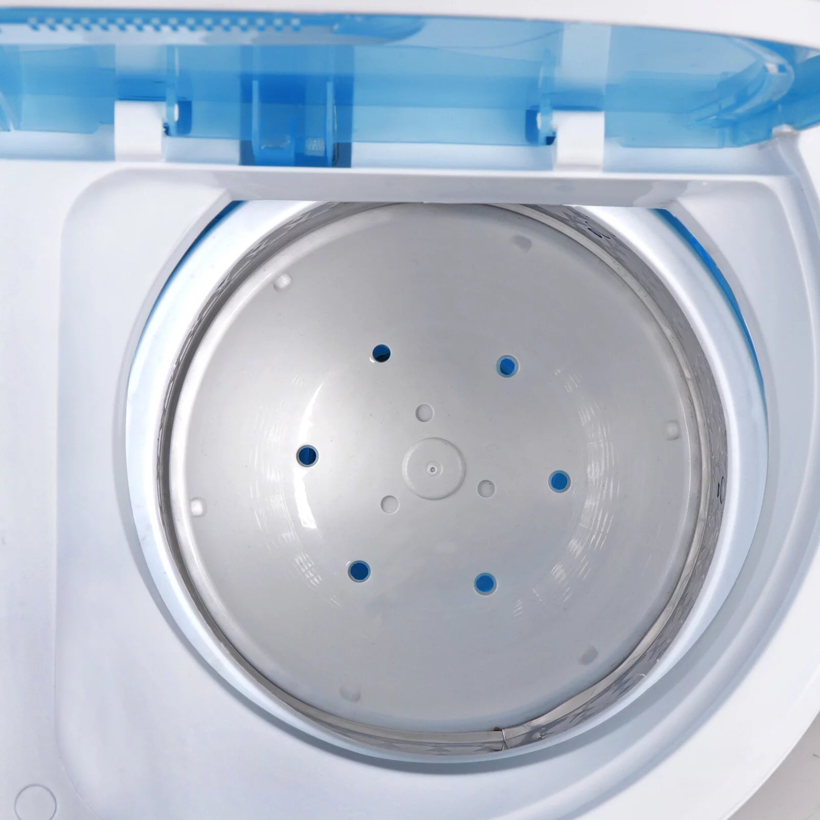 Compact Lightweight Twin Tub Washing Machine 6lbs Washer 4lbs Dryer X52532