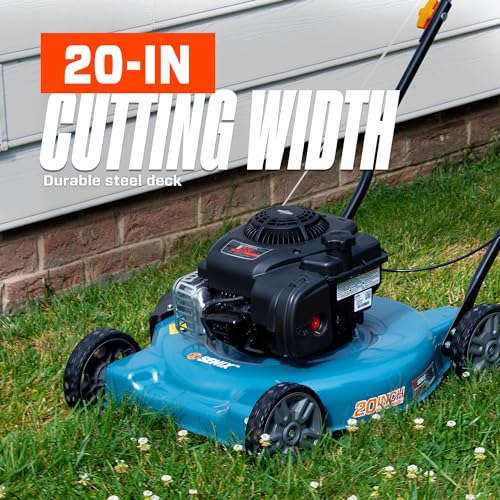 21-Inch 140 cc Gas Push Lawn Mower J6788