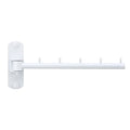 Gray Stainless Steel Folding Wall Mounted Clothes Hanger Rack with Swing Arm A227003
