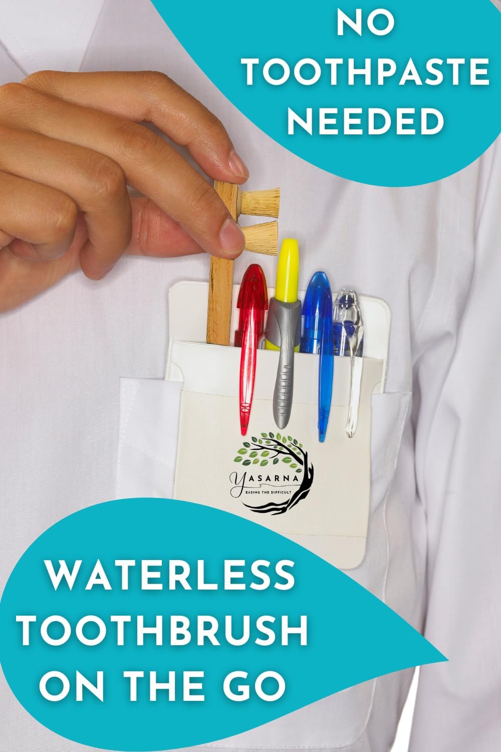 5 Disposable Sewak Tips Toothbrush F3753