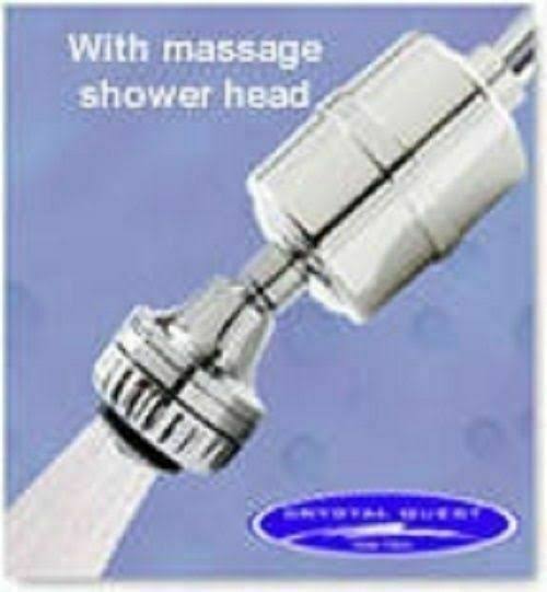 Chrome Shower Filter with Massage Head D29014