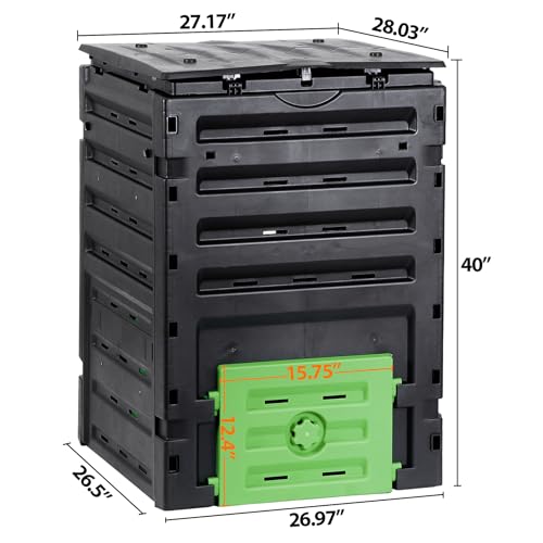 80 Gallon BPA-Free Compost Tumbler L515424