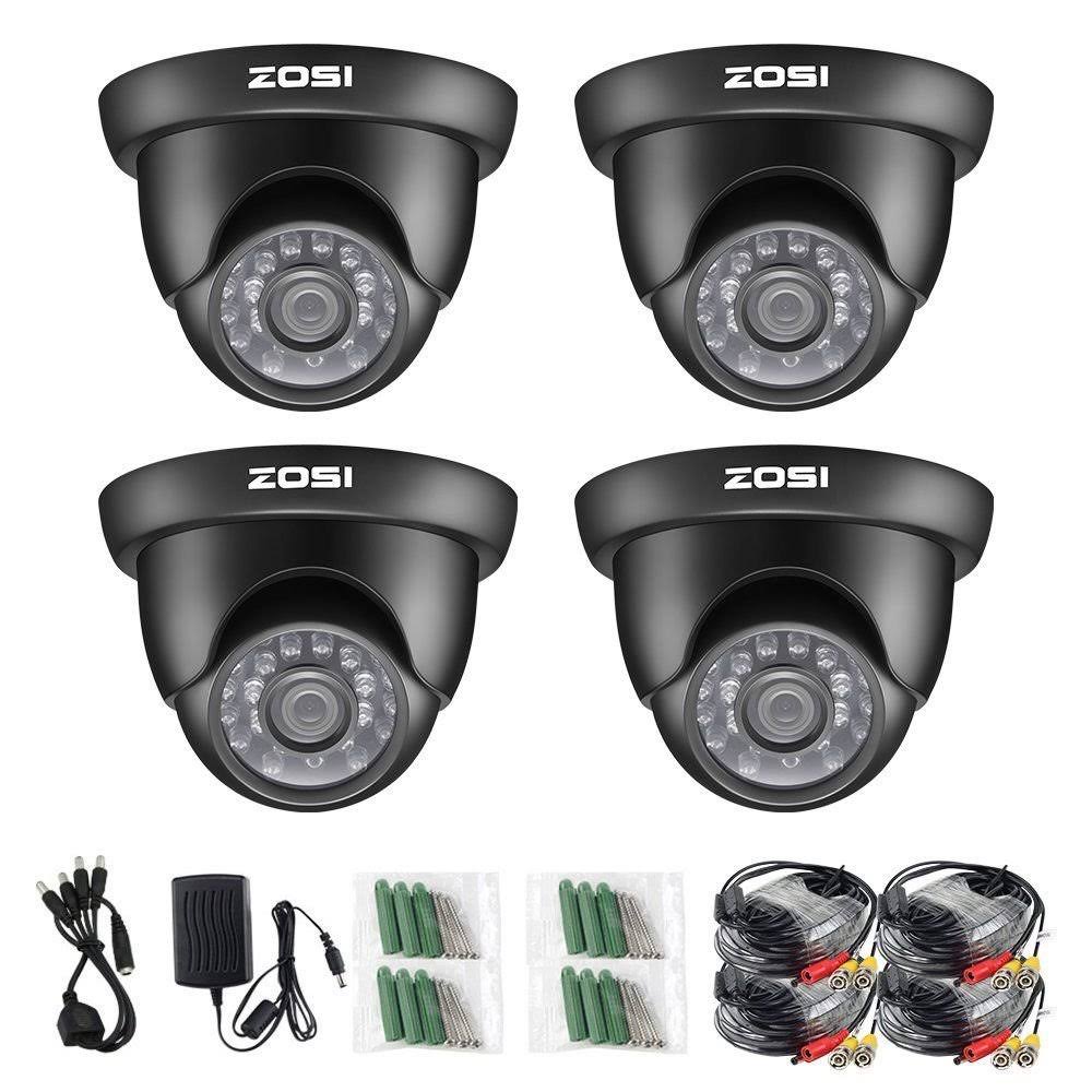 4 Pack 1/3 1000TVL 960H Security Surveillance CCTV Camera Kit U60961
