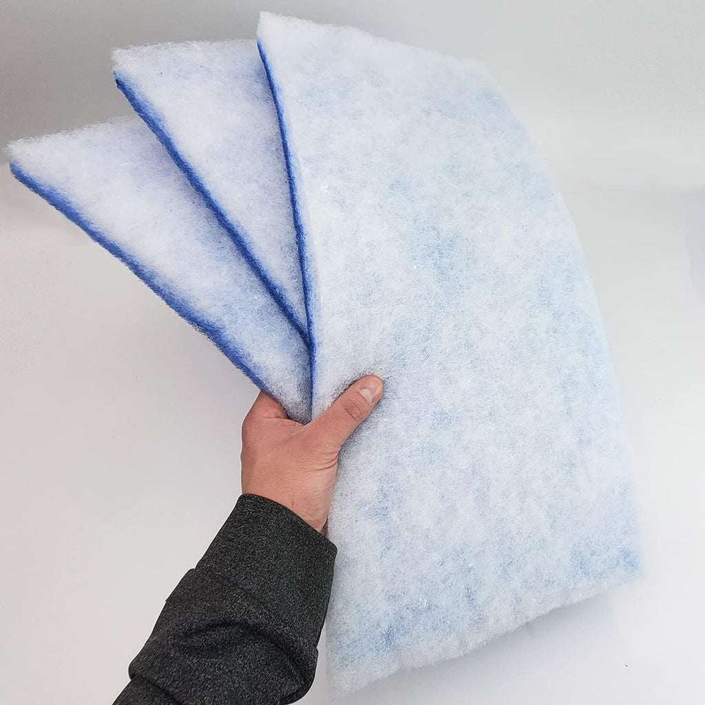 2 Inch Thick Double Bonded Poly Filter Pads (3 Large Pads) J811