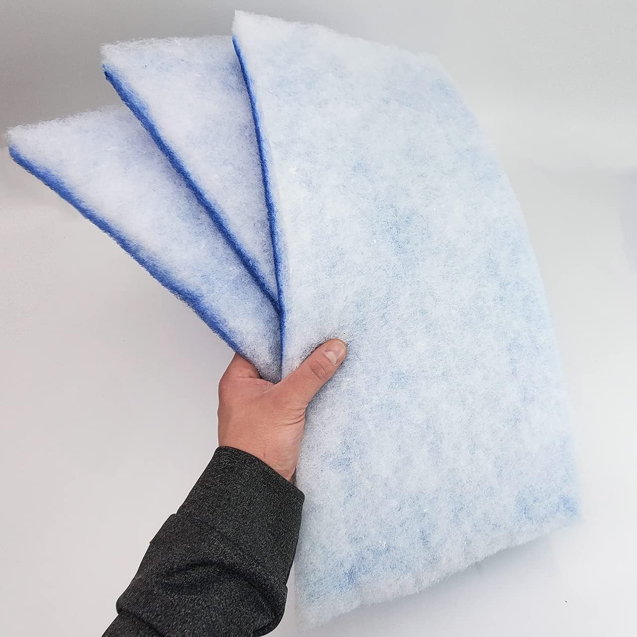 2 Inch Thick Double Bonded Poly Filter Pads (3 Large Pads) J811