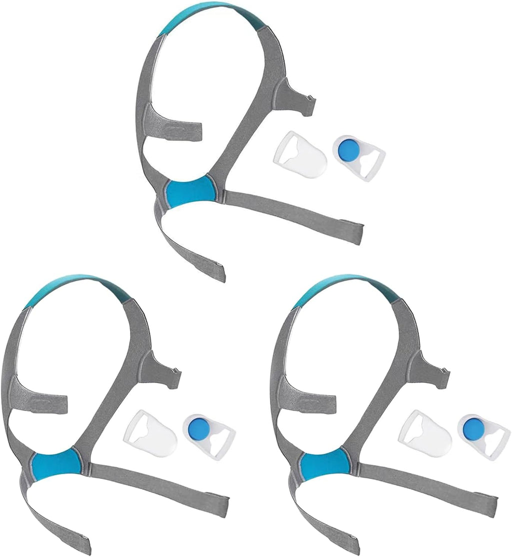 3-Pack Replacement CPAP Mask Headgear Strap for Airfit F20, Large C88625