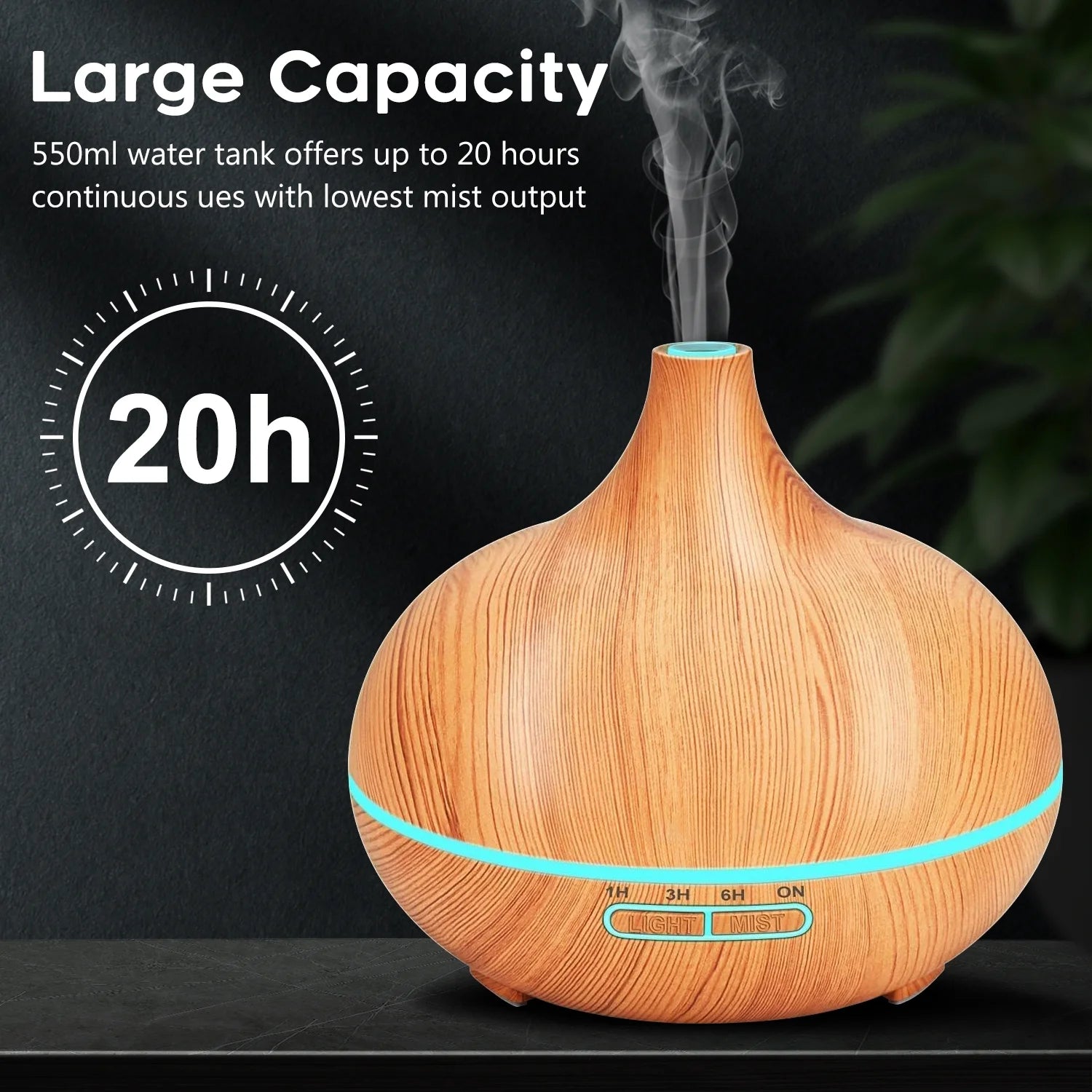 550ml Ultrasonic Aroma Diffuser I74301