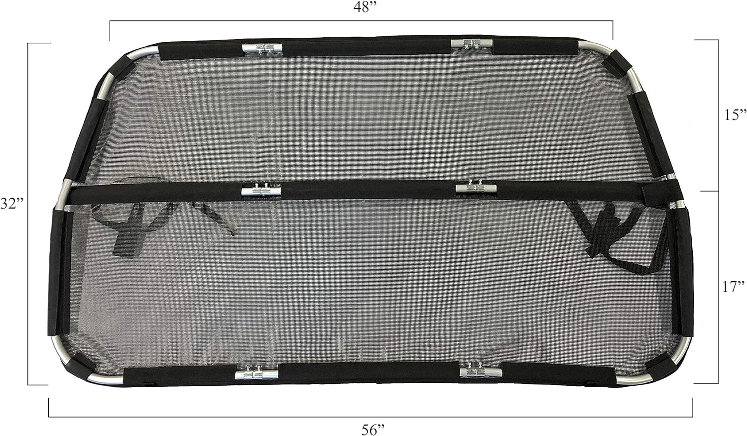 Deluxe Dog Barrier 56 Wide Mesh Net U33289