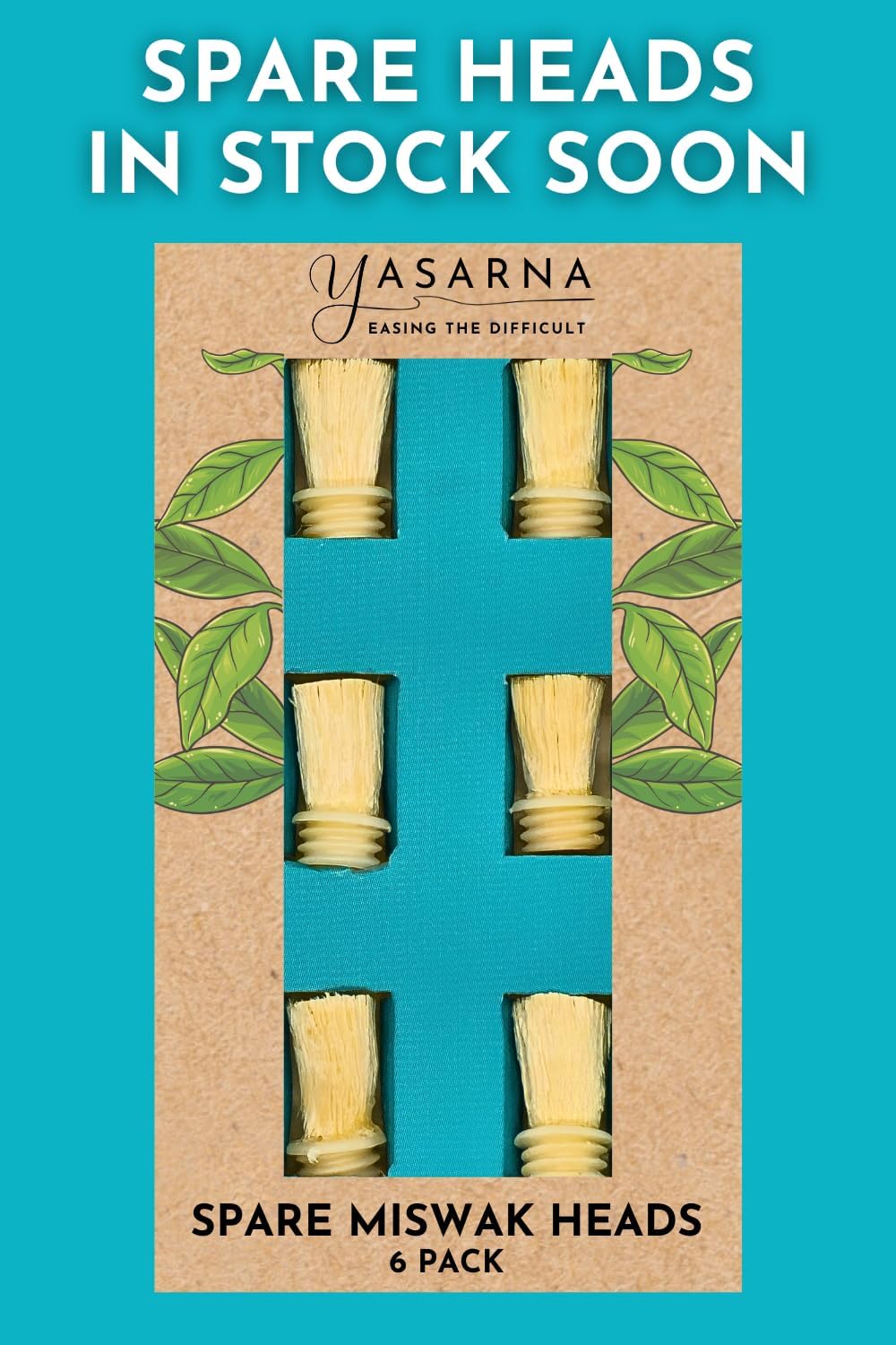 5 Disposable Sewak Tips Toothbrush F3753