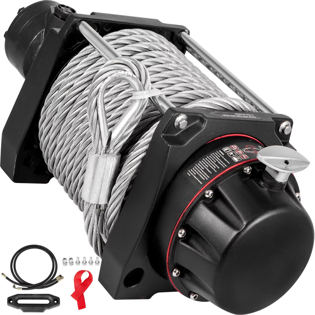 Hydraulic Winch 20000lbs Steel Cable Winch O422597