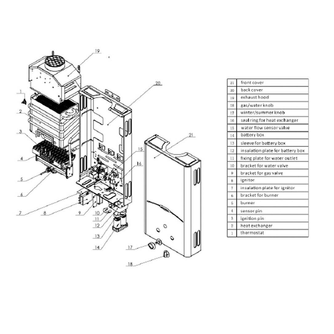 1.32 GPM NG Gas Tankless Water Heater Y393