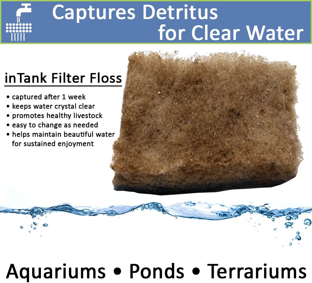 2 Inch Thick Double Bonded Poly Filter Pads (3 Large Pads) J811