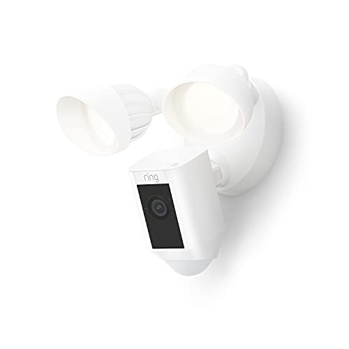 White Floodlight Cam with motion-activated 1080p HD video Y5903