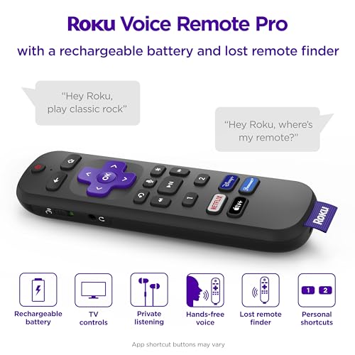 Rechargeable Voice Remote with Headphone Mode U880006