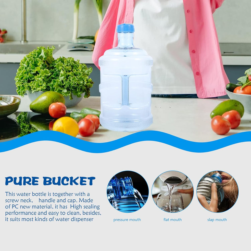 Plastic 5 Gallon Water Bottle with Cap PVC X860