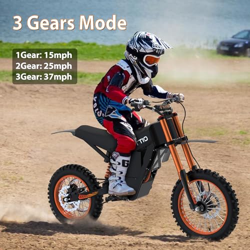 48V 21AH Electric Dirt Bike with 14"/12" Fat Tire H588160