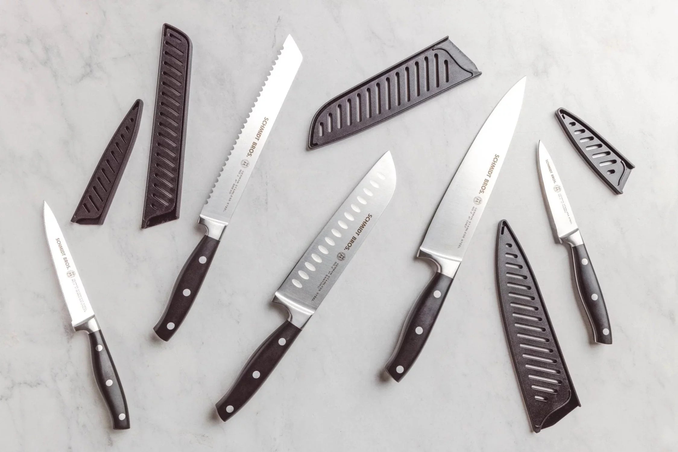 10-Piece Knife Set with Sheaths S788