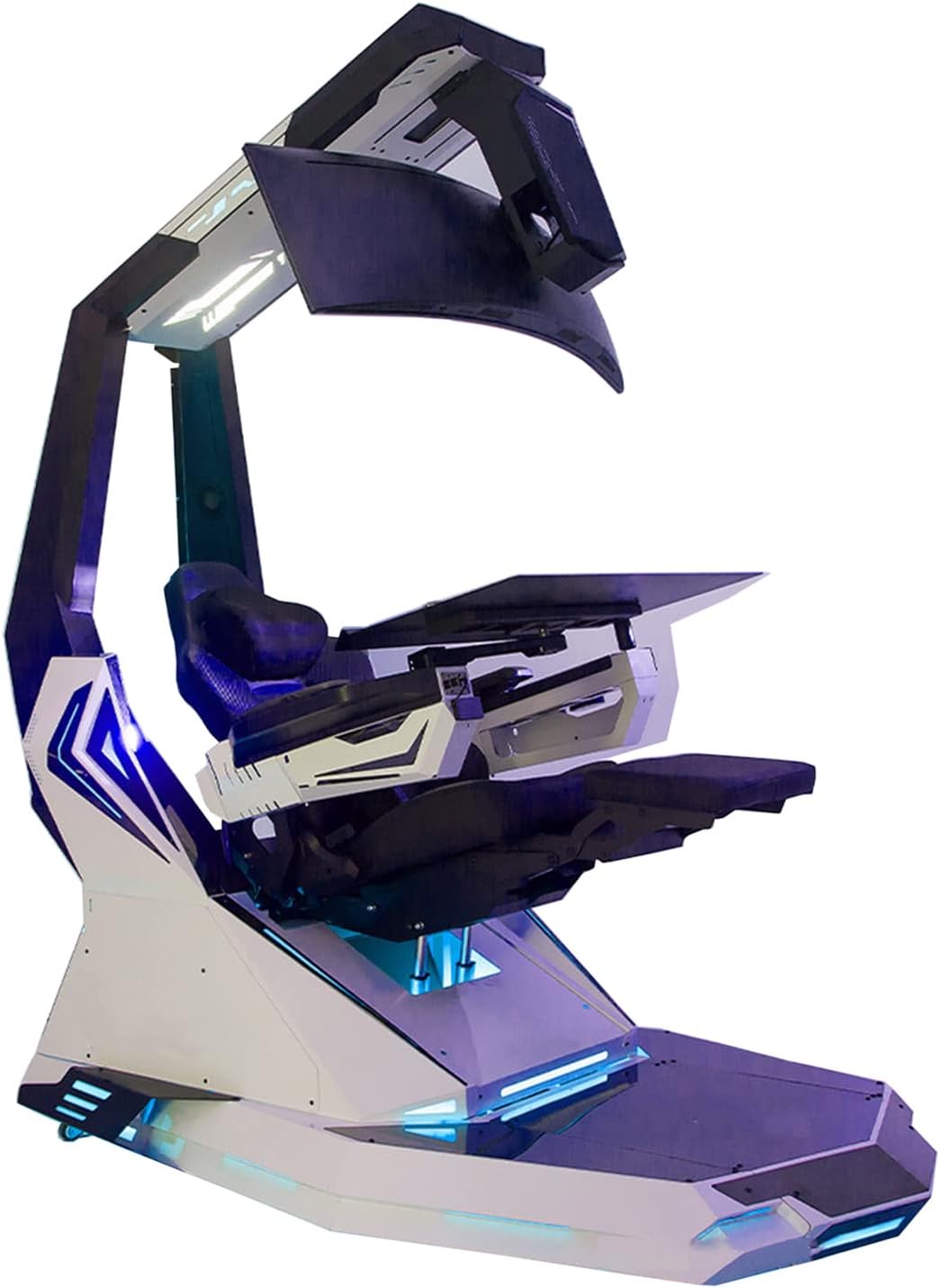 Ergonomic Game Chair with Pedals and Massage B47441