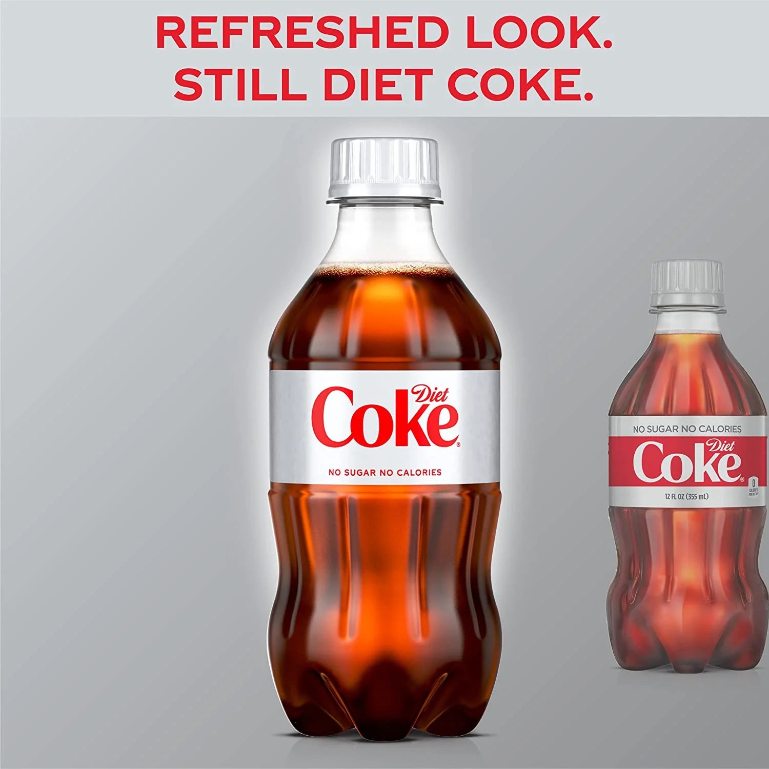 12 Fl Oz 8 Pack Bottles Diet Coca-Cola Soda Pop K4847