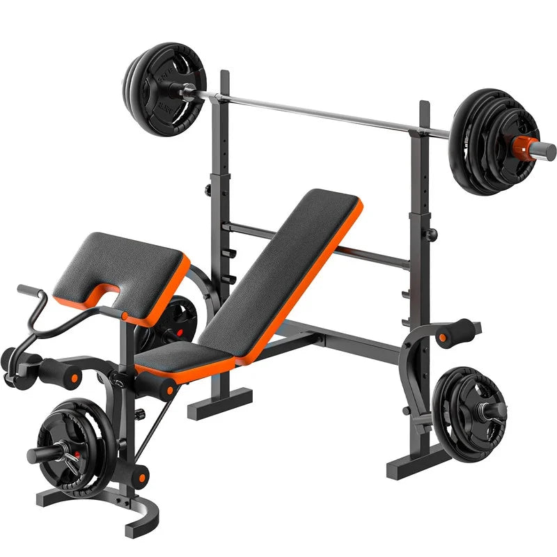 6 in 1 Adjustable Weight Bench with Leg Extension N244