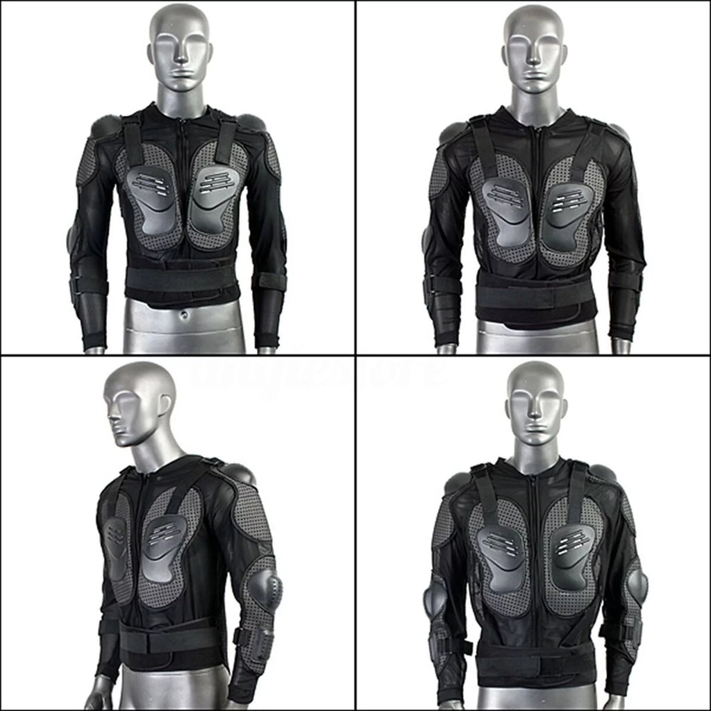 Full Body Motorcycle Riding Jacket with Armor Spine Shoulder Chest Protection J16601