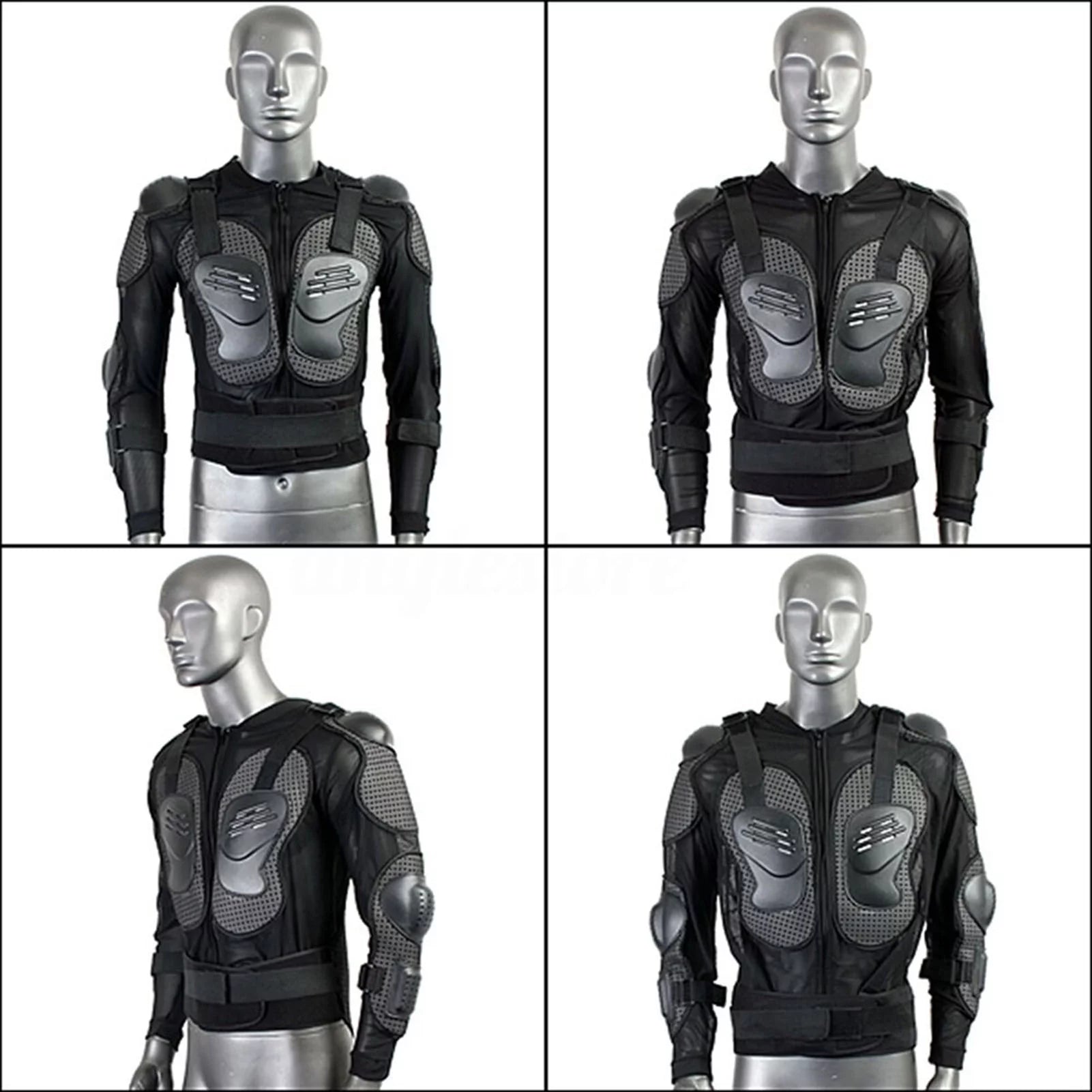 Full Body Motorcycle Riding Jacket with Armor Spine Shoulder Chest Protection J16601