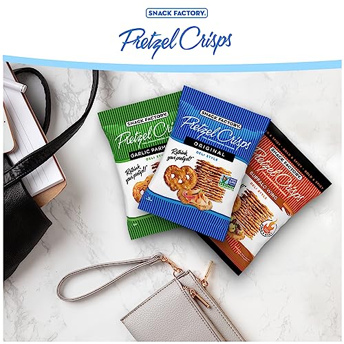 Pretzel Crisps, Non-GMO, 7.2 oz Resealable Bag (Pack of 3) L21303