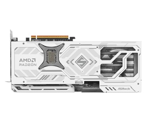 AMD Radeon RX 9070 XT 16GB White GPU GDDR6 256Bit PCIe5.0 Triple Fan Graphics Card Y2189