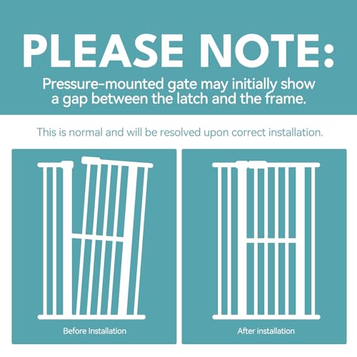 Black Metal Auto Close Pet Gate C941065