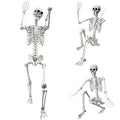5.4Ft Halloween Life Size Human Skeleton with Movable Joints N86289