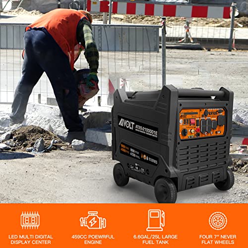 8000 Watt Dual Fuel Portable Inverter Generator E853