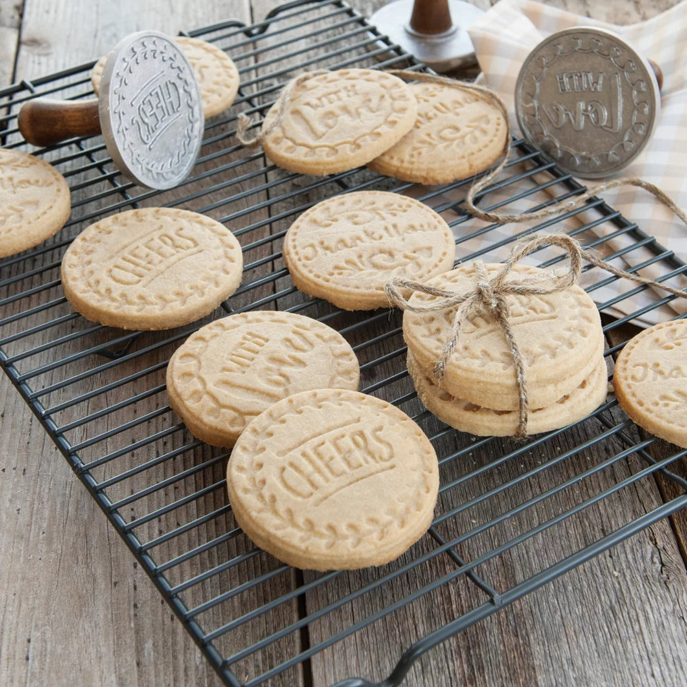 Cast Aluminum Cookie Stamp Set P580626