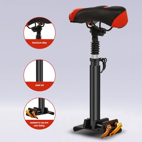 Foldable Adjustable Scooter Seat with Foam Cushion G9558