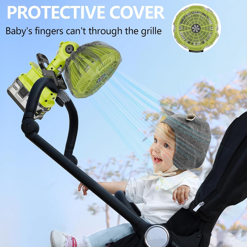 Portable Clip on Fan for 18v Battery H5990