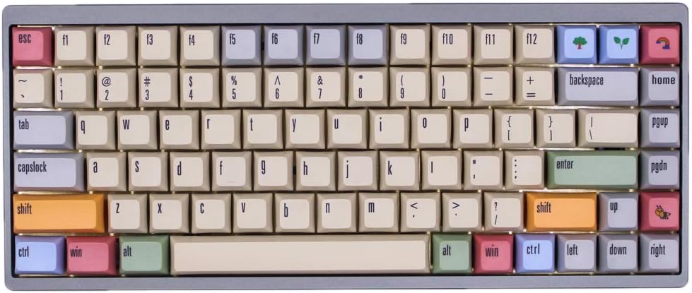 166 Keys Thick PBT Keycaps for MX Switch Mechanical Keyboard Z968