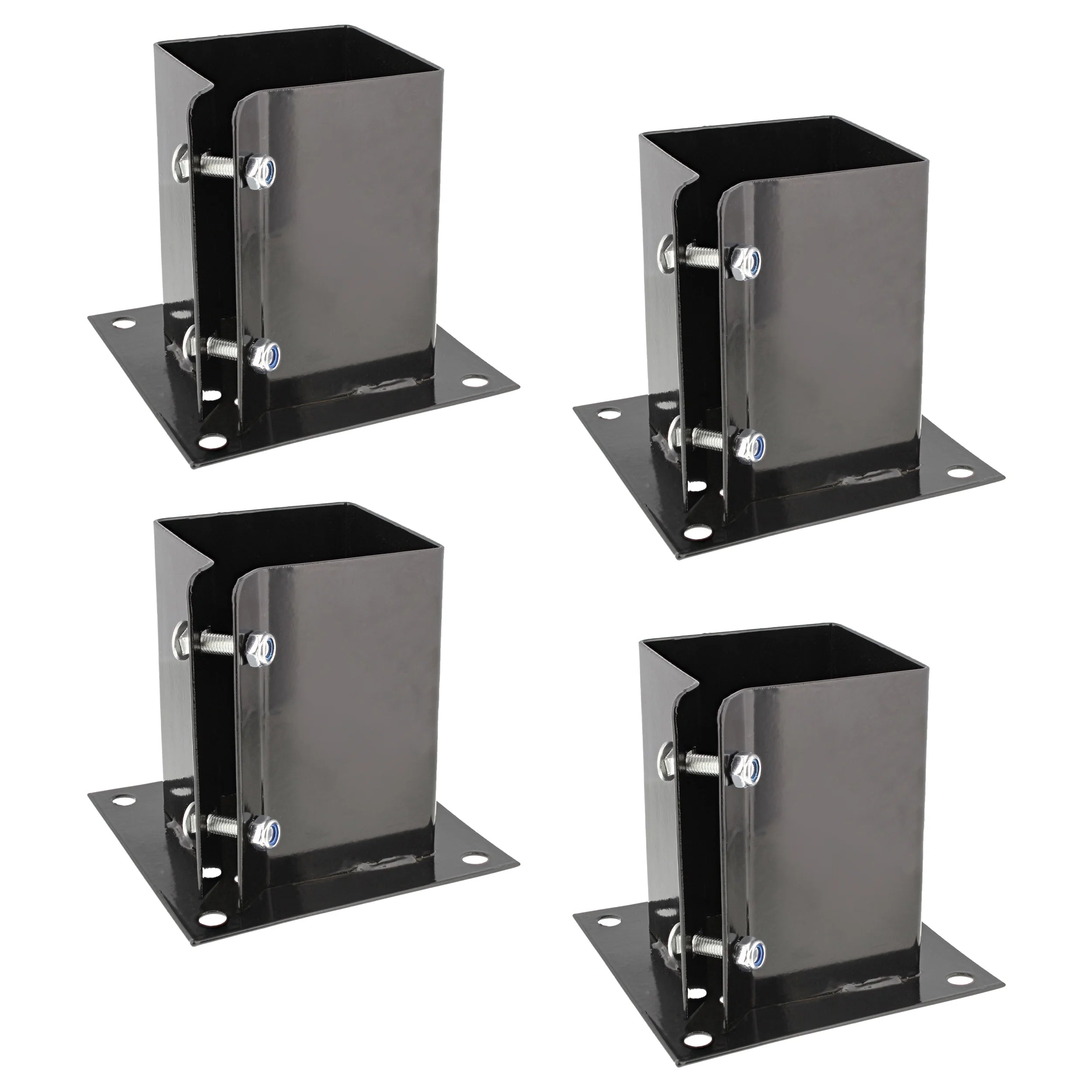 4x4 Post Anchor 4pk Bolt Down Post Base Wood Post Ground Anchor N2601