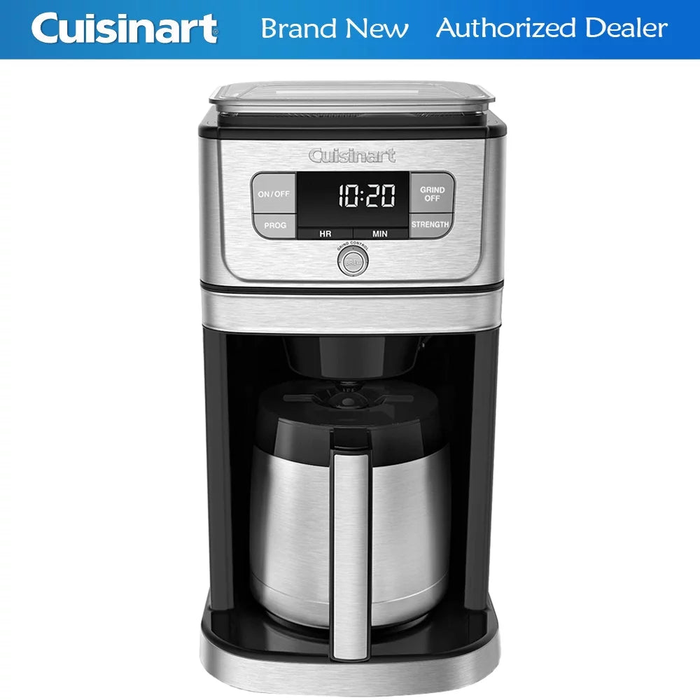 10 Cup Burr Coffeemaker, Silver M230240