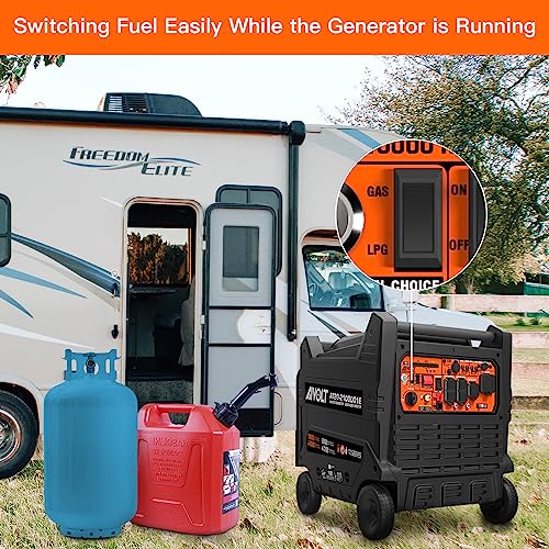 8000 Watt Dual Fuel Portable Inverter Generator E853