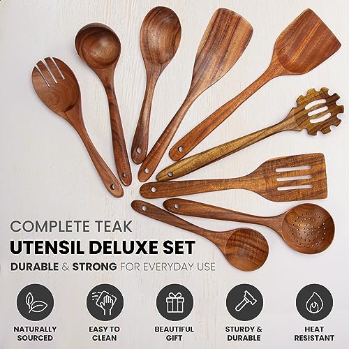 6-Piece Teak Wooden Spoons M99733