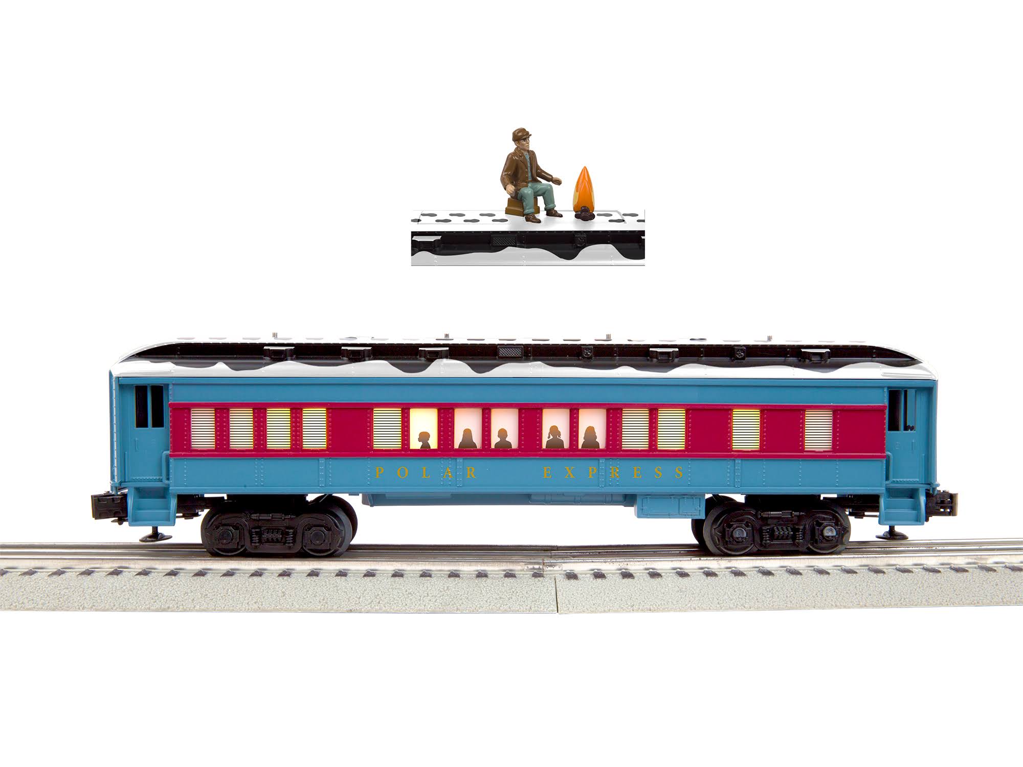 O The Polar Express Disappearing Hobo Car Q52893