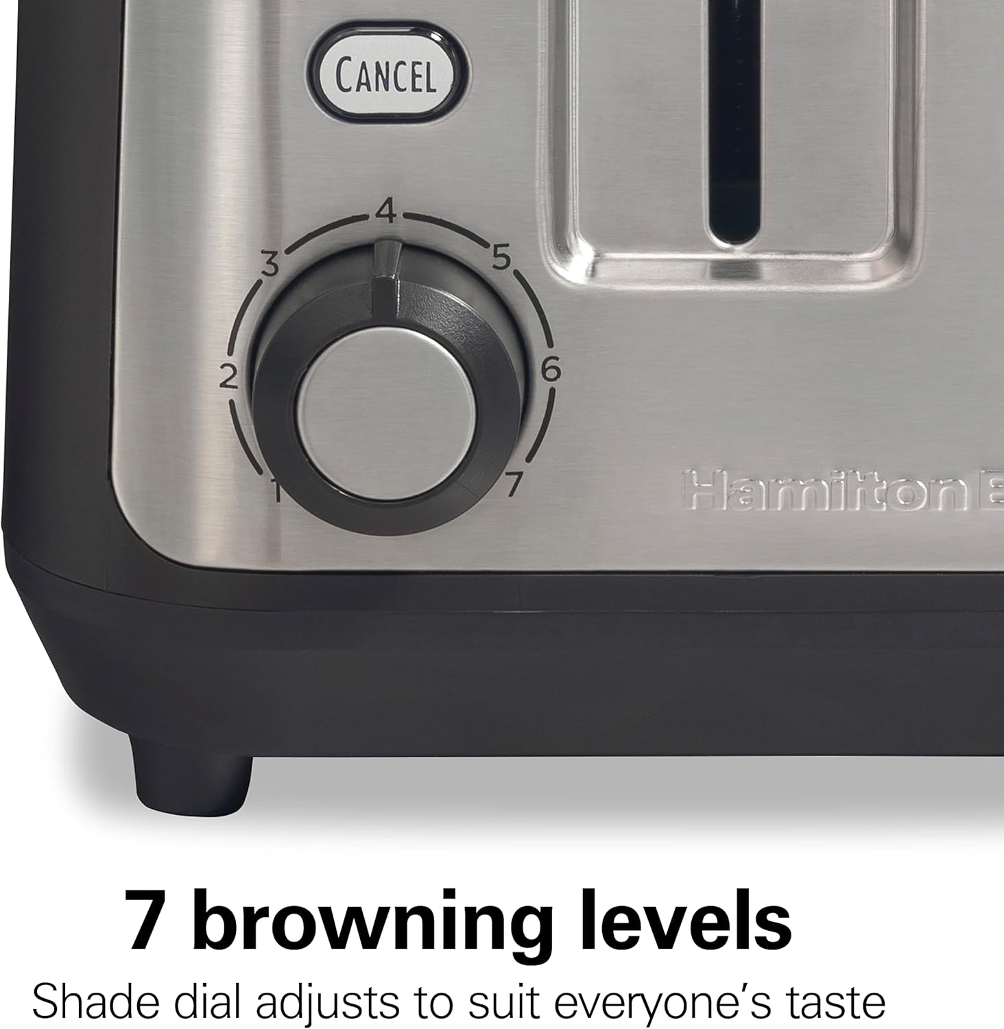 2 Slice Slot Toaster with Extra Long & Wide Slots, Matte Black and Stainless Steel N7906