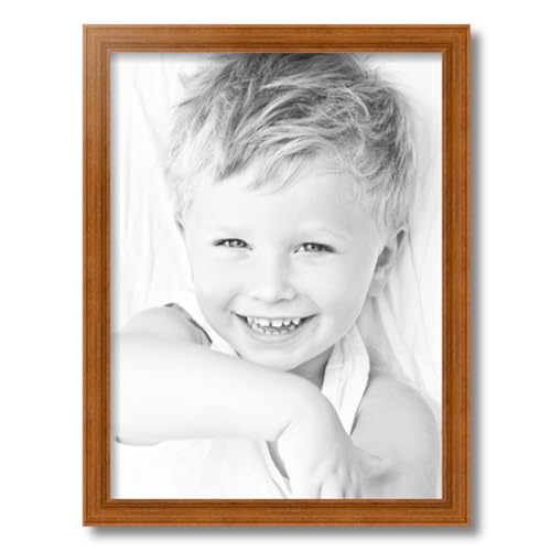 Brown 20x25 CM Picture Frame with Glass D26913